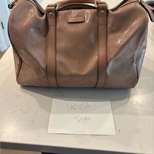 Guccissima Boston Tote Bag in Pink
